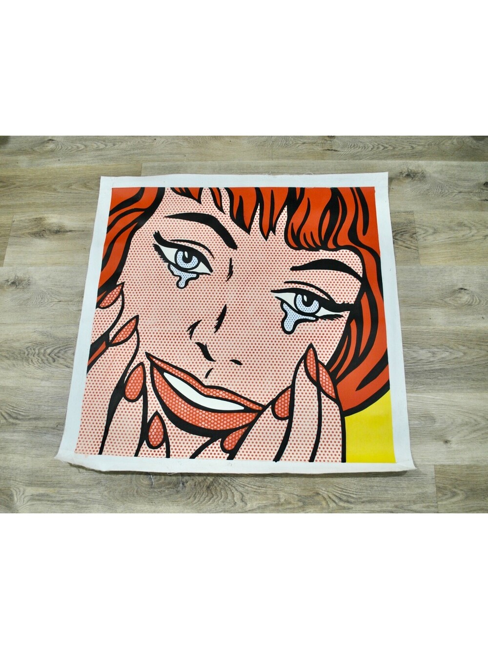Roy Lichtenstein Style Canvas Prints Art Work Artist Girls Women Printed Decor